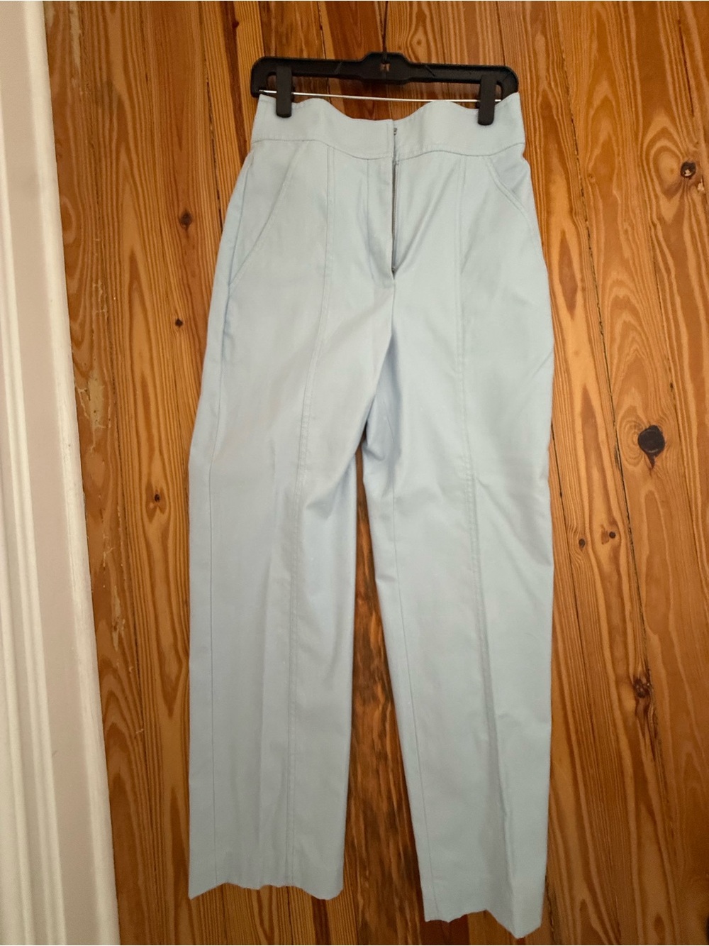 NWT | Rebecca Taylor Slub Denim High Rise Pant | Echo Blue | Sz 4 - Picture 12 of 15